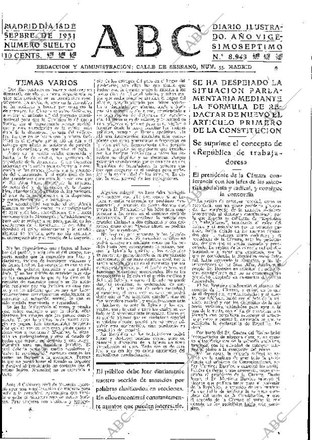 ABC MADRID 18-09-1931 página 17