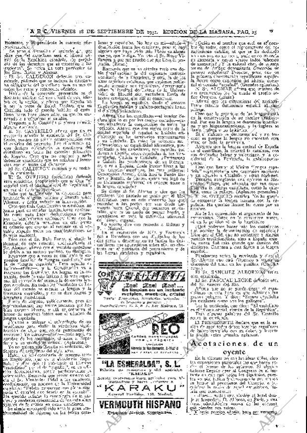 ABC MADRID 18-09-1931 página 23