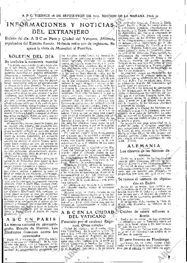 ABC MADRID 18-09-1931 página 31