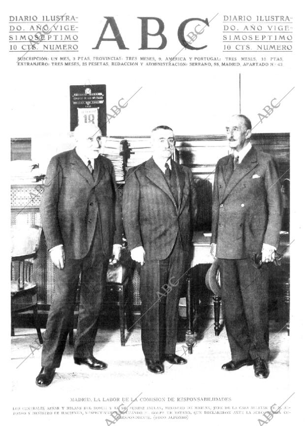 ABC MADRID 19-09-1931 página 1