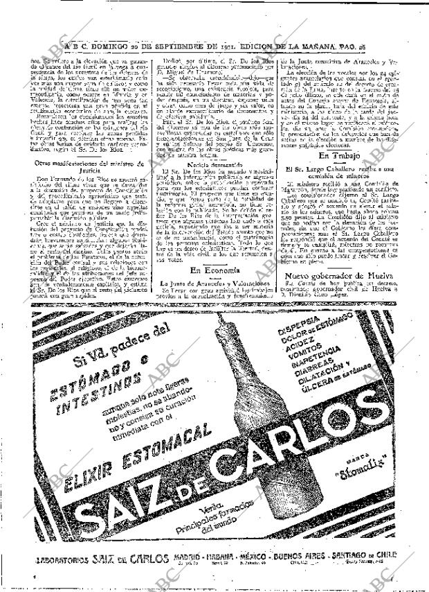 ABC MADRID 20-09-1931 página 26