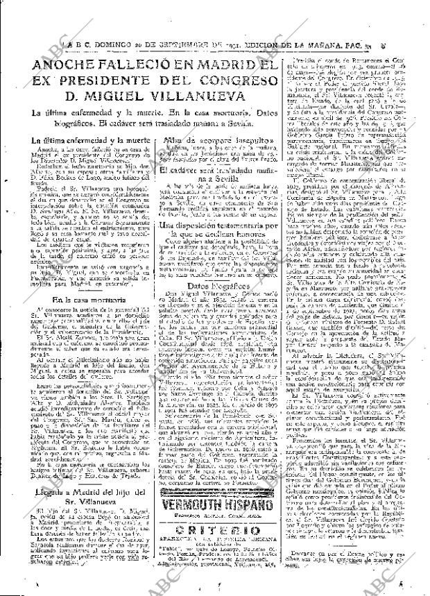 ABC MADRID 20-09-1931 página 33