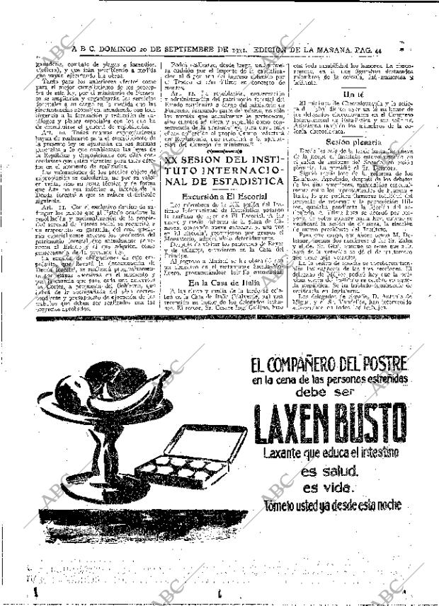 ABC MADRID 20-09-1931 página 44