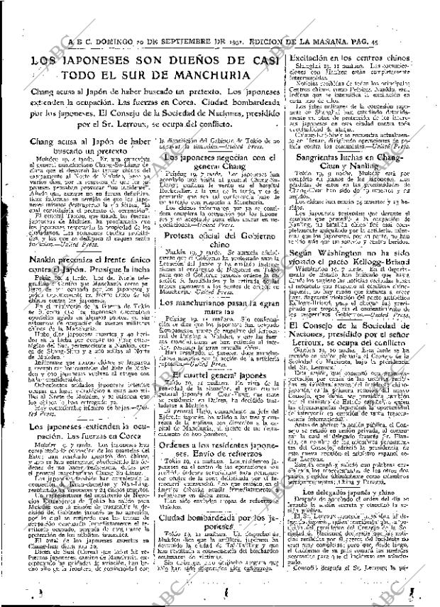 ABC MADRID 20-09-1931 página 45
