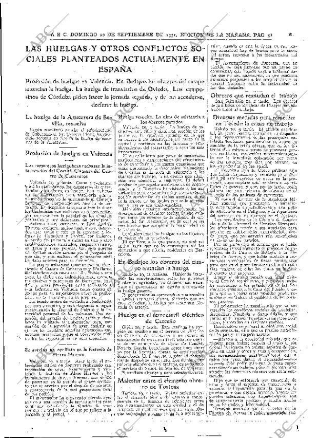 ABC MADRID 20-09-1931 página 51