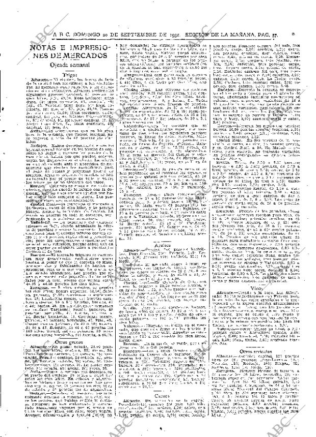 ABC MADRID 20-09-1931 página 57