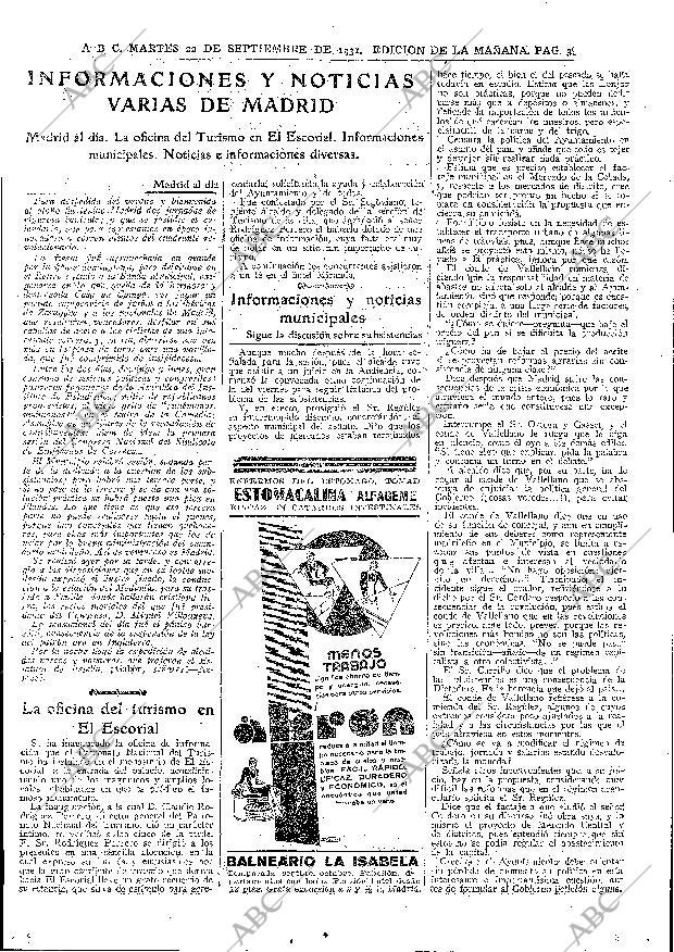 ABC MADRID 22-09-1931 página 31