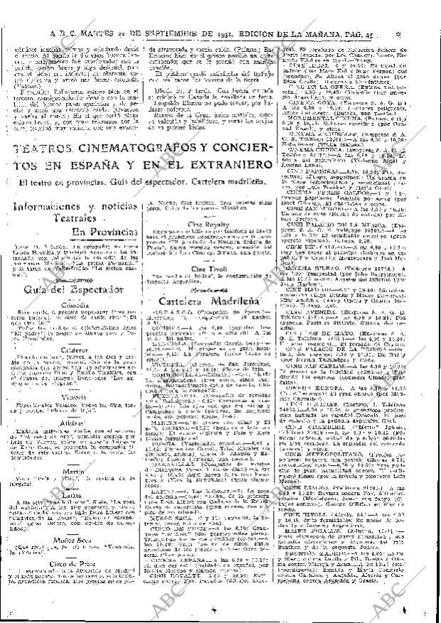 ABC MADRID 22-09-1931 página 45