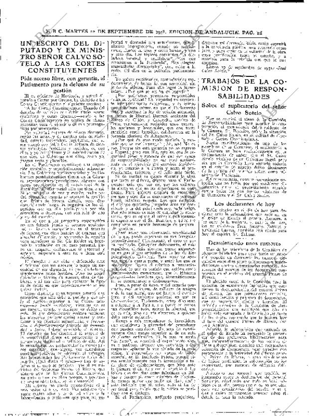 ABC SEVILLA 22-09-1931 página 22