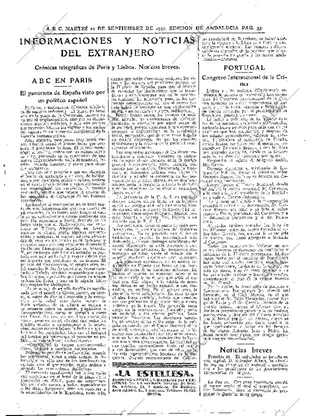 ABC SEVILLA 22-09-1931 página 33
