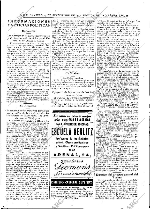 ABC MADRID 27-09-1931 página 35