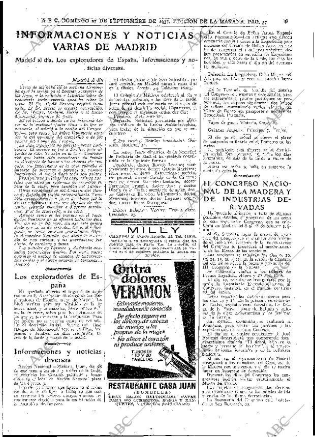 ABC MADRID 27-09-1931 página 37