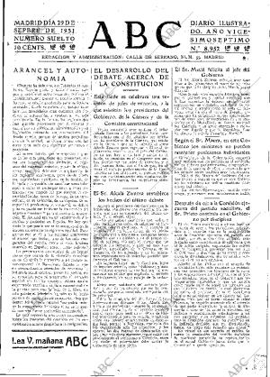 ABC MADRID 29-09-1931 página 15
