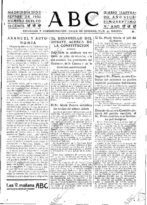 ABC MADRID 29-09-1931 página 15