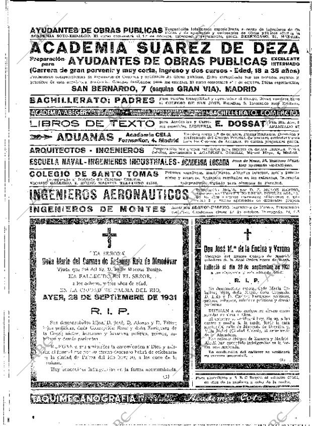 ABC MADRID 29-09-1931 página 50