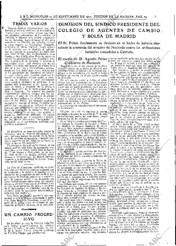 ABC MADRID 30-09-1931 página 19