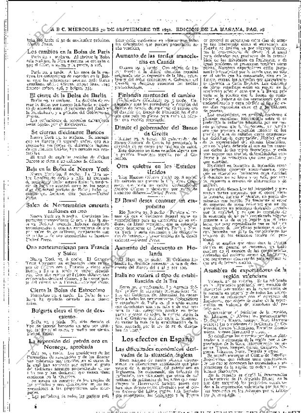 ABC MADRID 30-09-1931 página 28