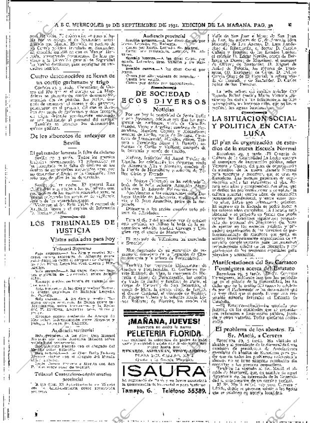 ABC MADRID 30-09-1931 página 30