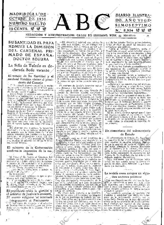 ABC MADRID 01-10-1931 página 17