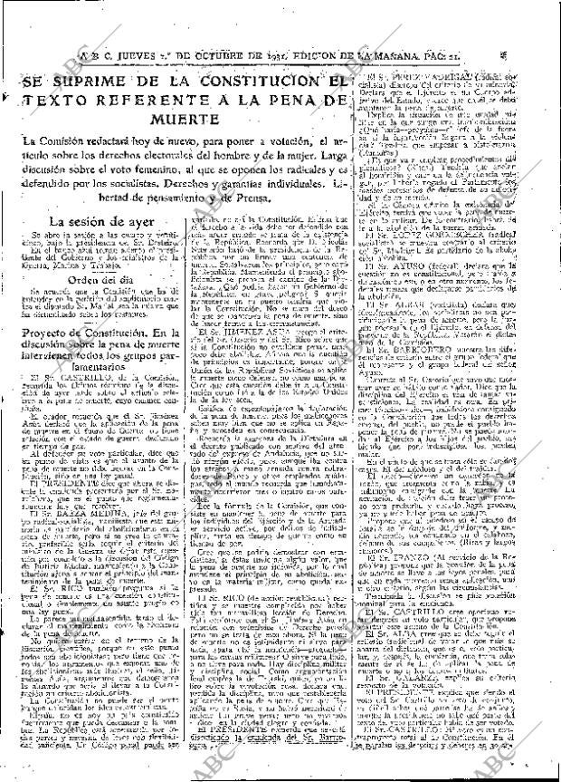 ABC MADRID 01-10-1931 página 21