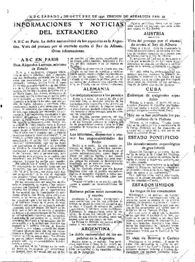 ABC SEVILLA 03-10-1931 página 33