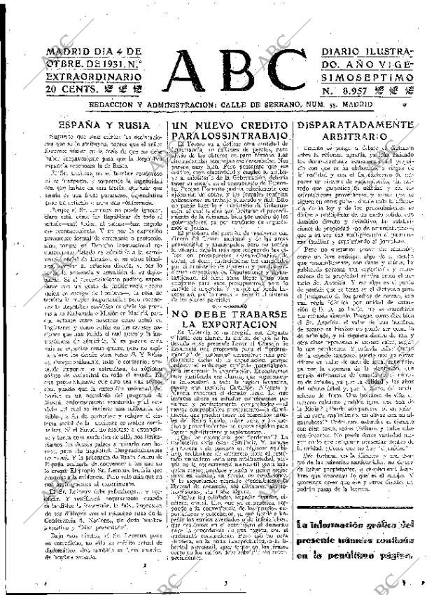 ABC MADRID 04-10-1931 página 29