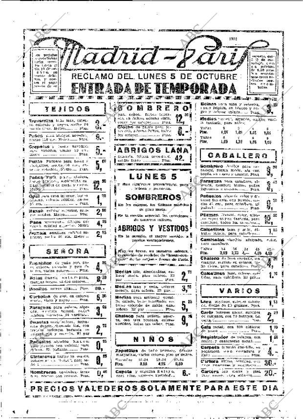 ABC MADRID 04-10-1931 página 30