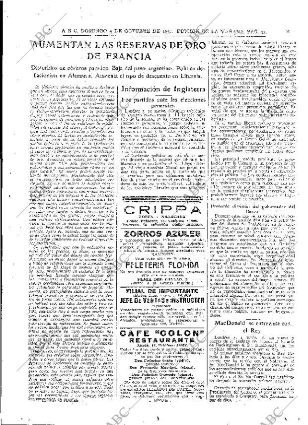 ABC MADRID 04-10-1931 página 35