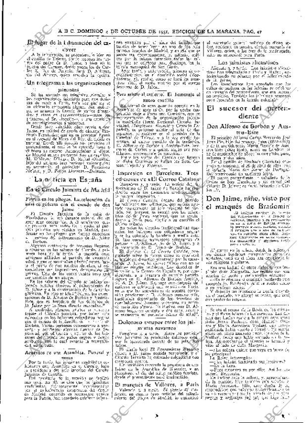 ABC MADRID 04-10-1931 página 45