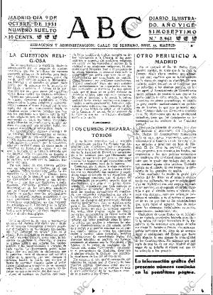 ABC MADRID 09-10-1931 página 15