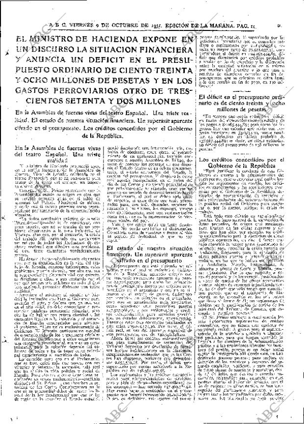 ABC MADRID 09-10-1931 página 19