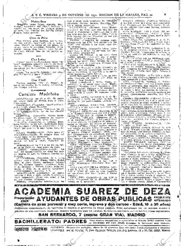 ABC MADRID 09-10-1931 página 50