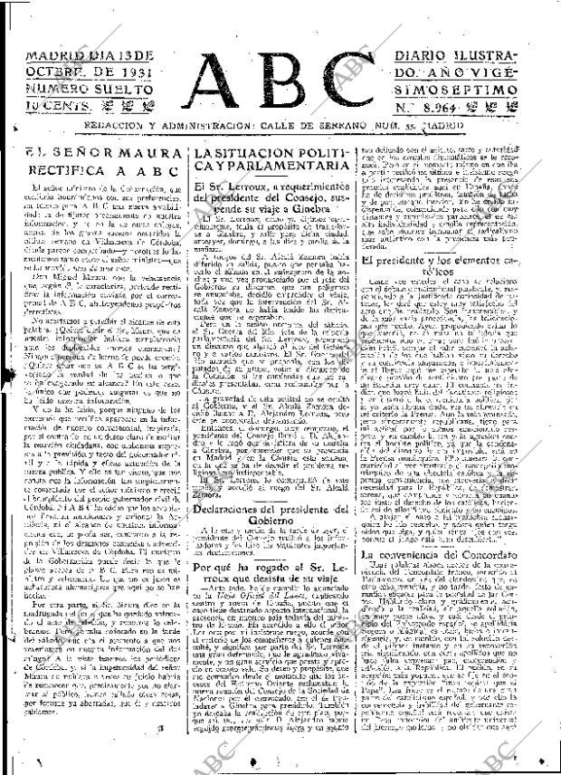 ABC MADRID 13-10-1931 página 15