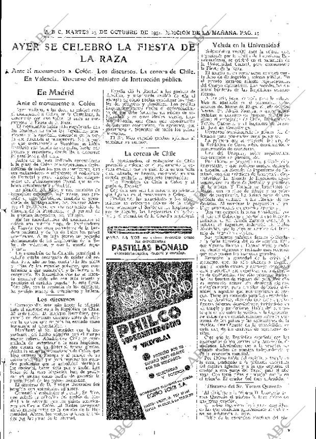 ABC MADRID 13-10-1931 página 19