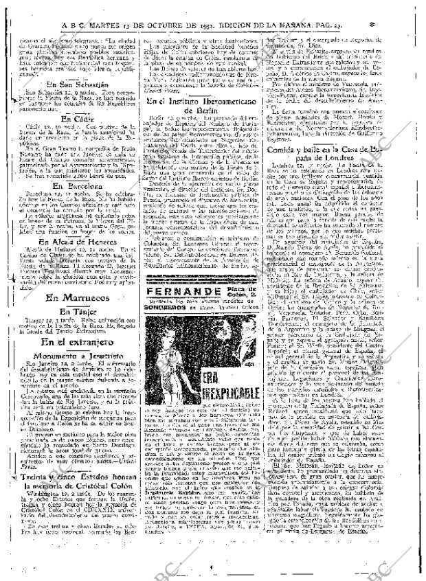 ABC MADRID 13-10-1931 página 23