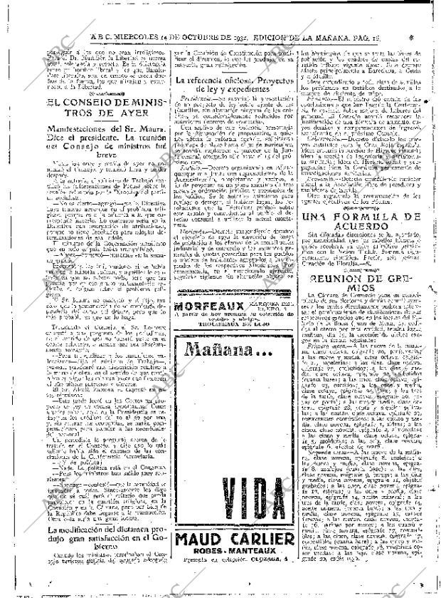 ABC MADRID 14-10-1931 página 16