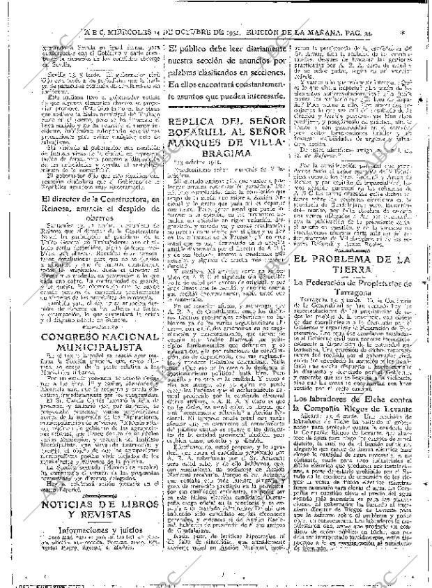 ABC MADRID 14-10-1931 página 34