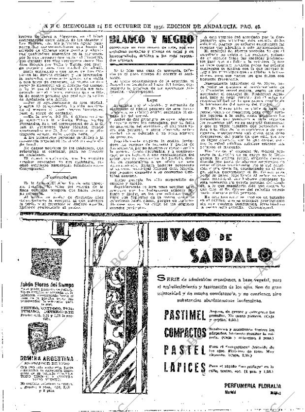 ABC SEVILLA 14-10-1931 página 46