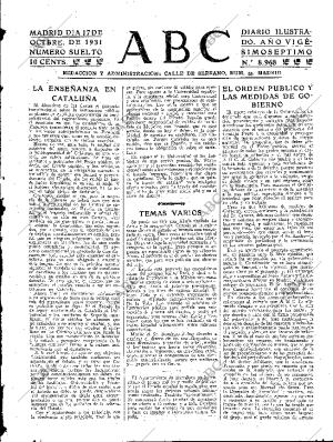 ABC MADRID 17-10-1931 página 15