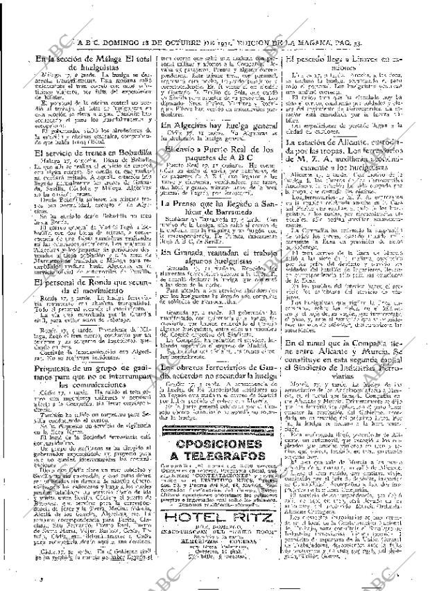 ABC MADRID 18-10-1931 página 33