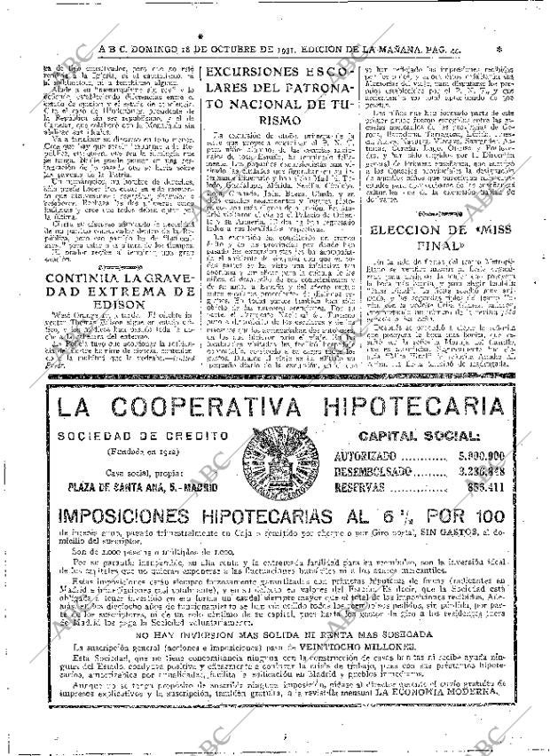 ABC MADRID 18-10-1931 página 44