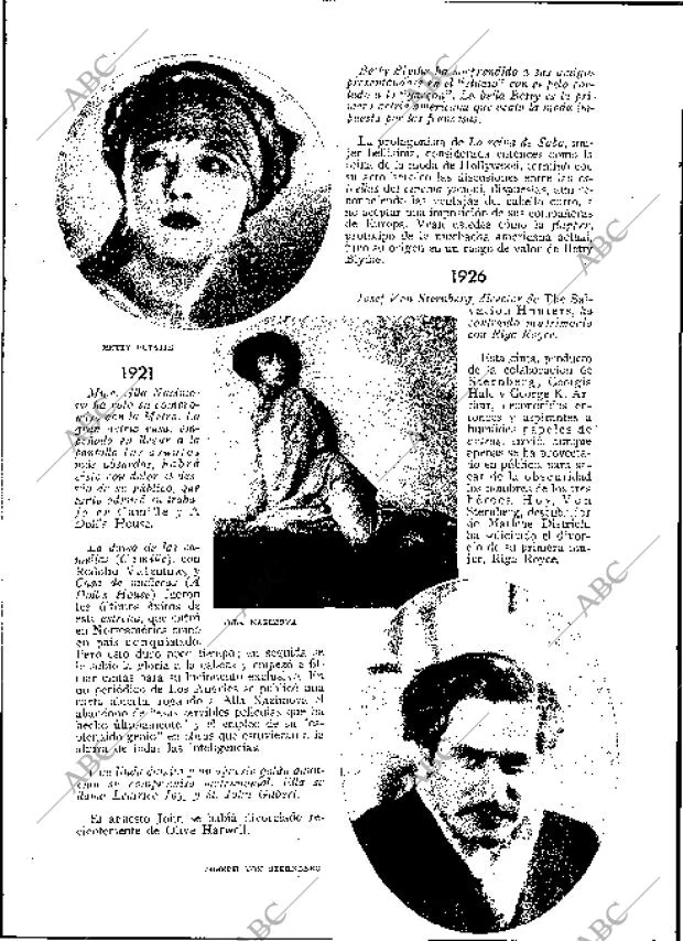 BLANCO Y NEGRO MADRID 18-10-1931 página 62
