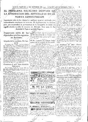 ABC MADRID 20-10-1931 página 19