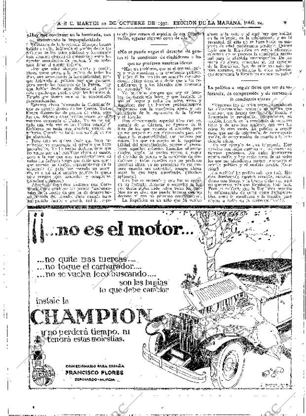 ABC MADRID 20-10-1931 página 24