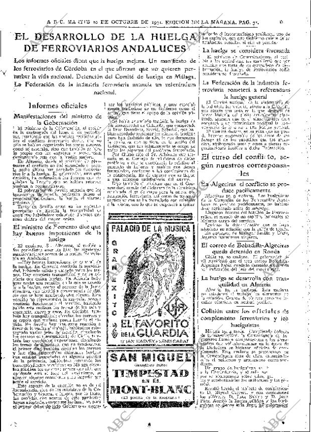 ABC MADRID 20-10-1931 página 31
