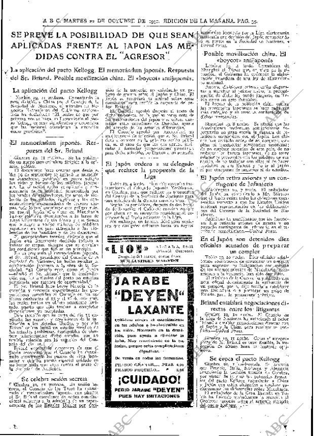 ABC MADRID 20-10-1931 página 35