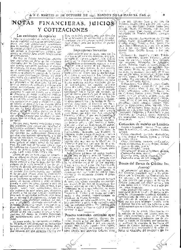 ABC MADRID 20-10-1931 página 41