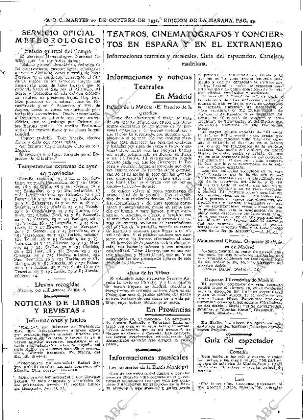 ABC MADRID 20-10-1931 página 47