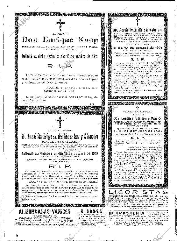 ABC MADRID 20-10-1931 página 58