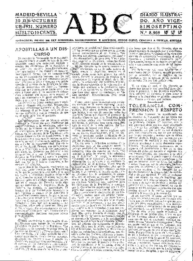 ABC SEVILLA 20-10-1931 página 17